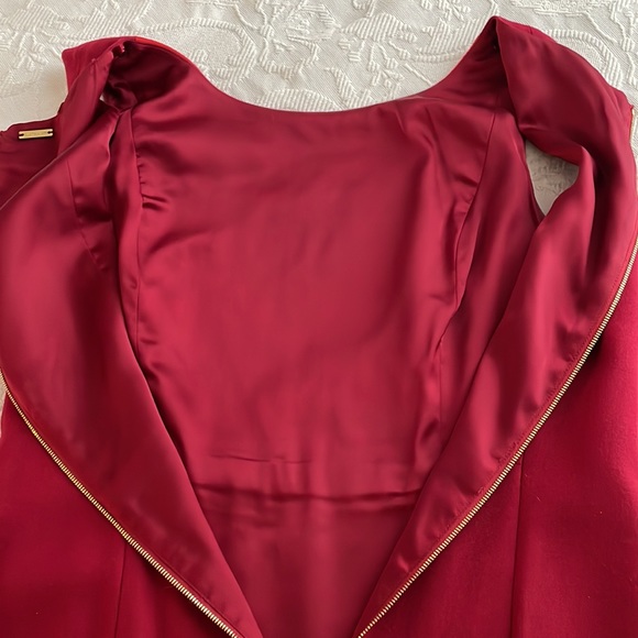 Classy Elie Tahari red wood dress - Picture 6 of 10